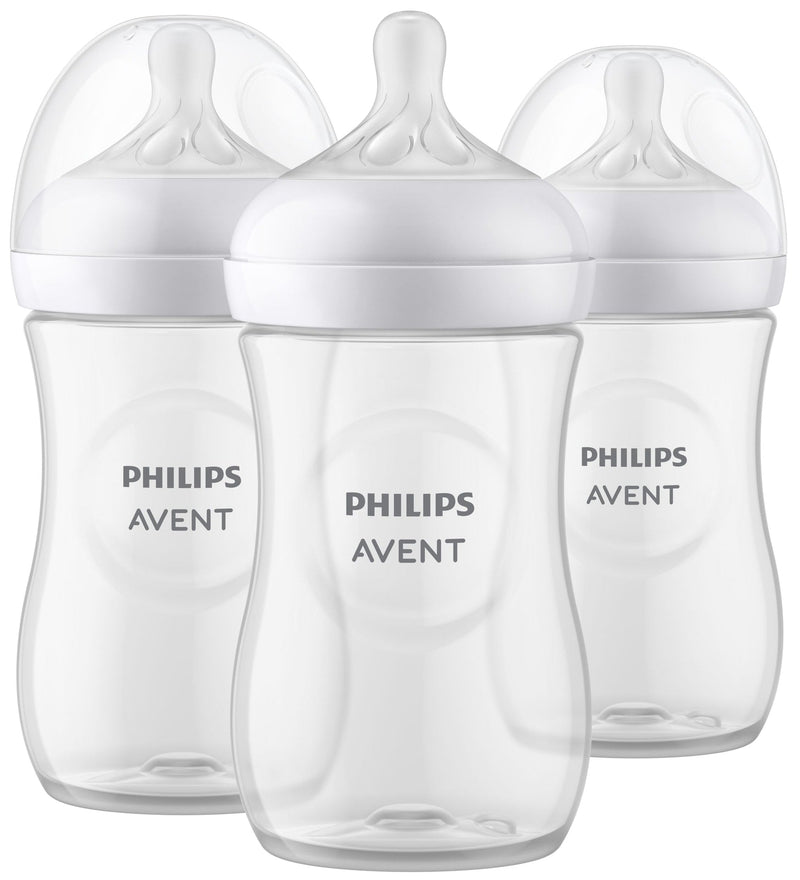Philips Avent Baby Bottle, SCY903/03 Natural Baby Bottle, 9-oz, 3-pk O1