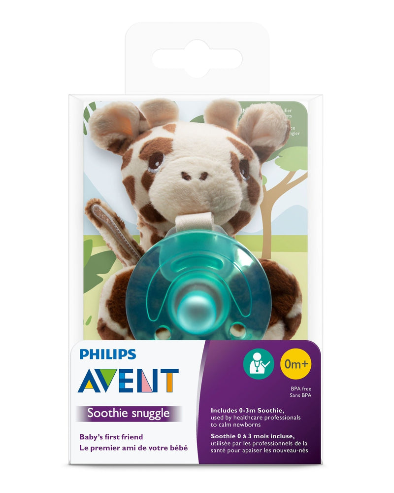 Philips Avent Soothie Snuggle Pacifier, Giraffe, Ages 0-3m Z3
