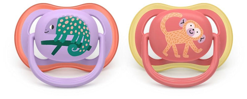 Philips Avent Ultra Air Pacifier 18m+, Chameleon, 2-pk A4