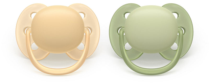 Philips Avent Ultra Soft Beige Pacifier for 6-18M, 2-pk S4