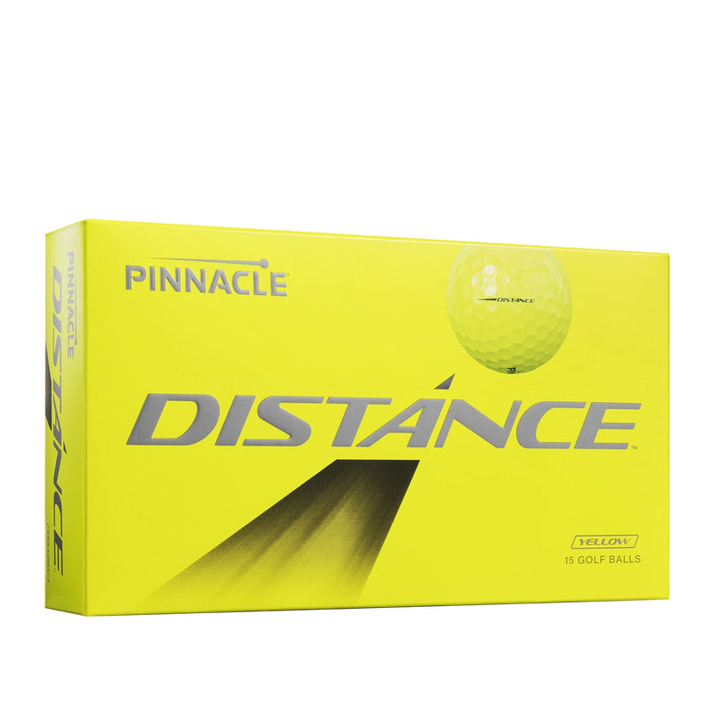 Pinnacle Distance Golf Balls, Yellow, 15-pk E5