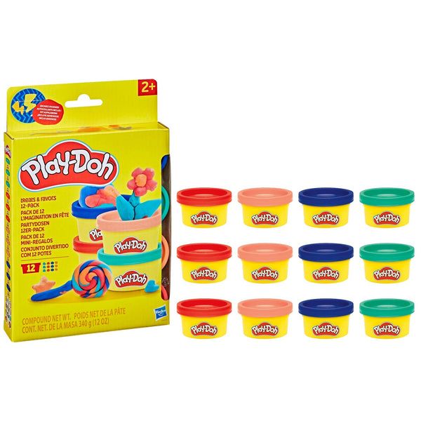 Play-Doh 4-Colour Share Bag for Parties, 1-oz, 12-pc J7