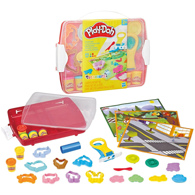 Play-Doh Activity Case with 16 Tools & 6 Colours, Ages 2+ H4