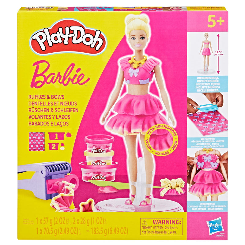Play-Doh Barbie Dolls with Pre-Made Pattern Sheets R0