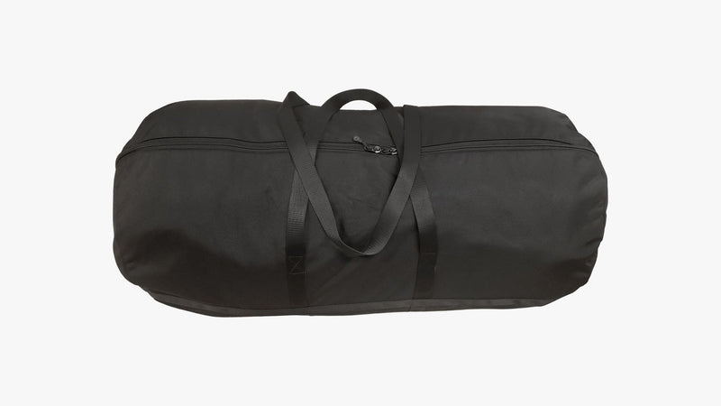 Plowser Extra-Large Black Nylon Storage Cargo Bag with Handles and Full-Length Zipper K6