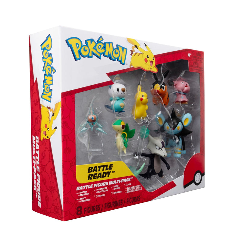 Pokémon Battle Ready Battle Figure Multi-Pack, 8 Figures R9