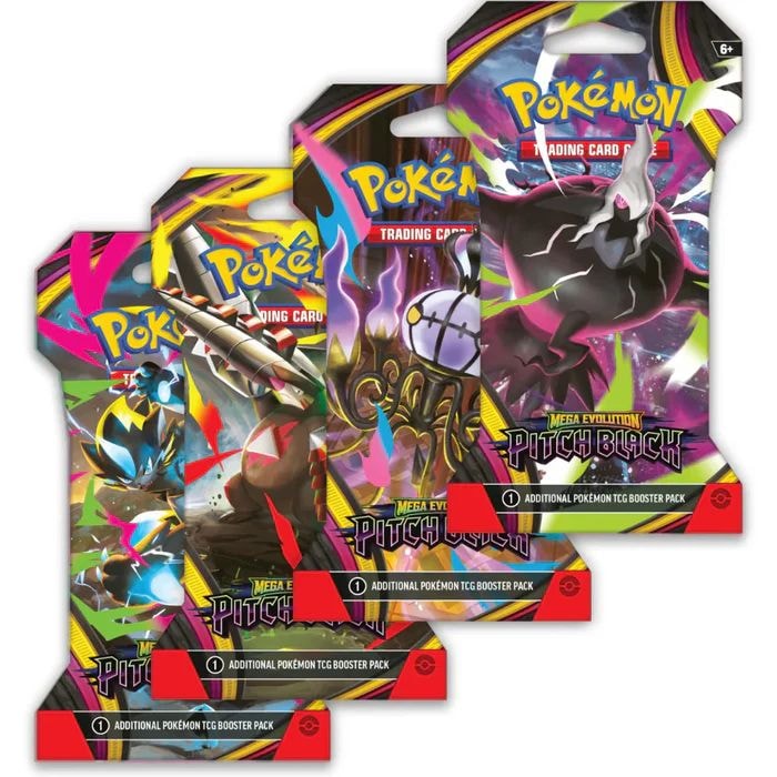 Pokémon TCG: Mega Evolution Sleeved Booster, Assorted Packs M1