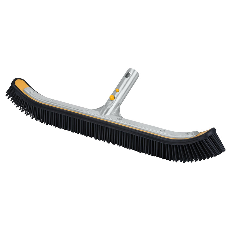 Pool Wall Brush with Rubber Bristles, 18-in S7