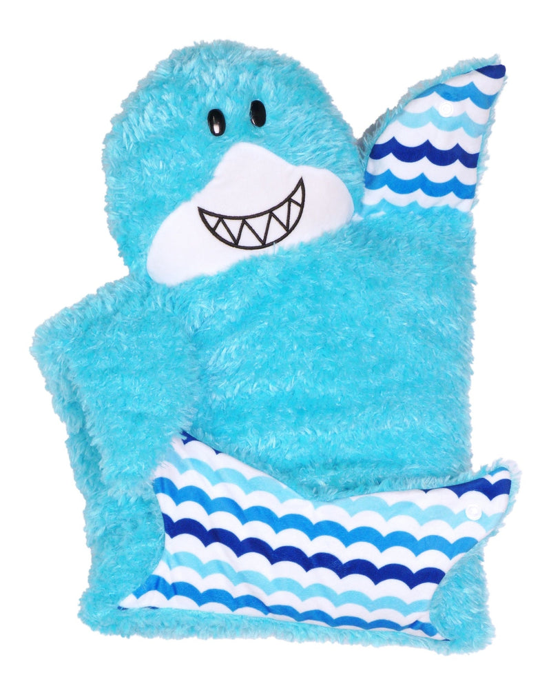 Popillows Regular Pillow, Blue Shark, 15 x 22-in T8