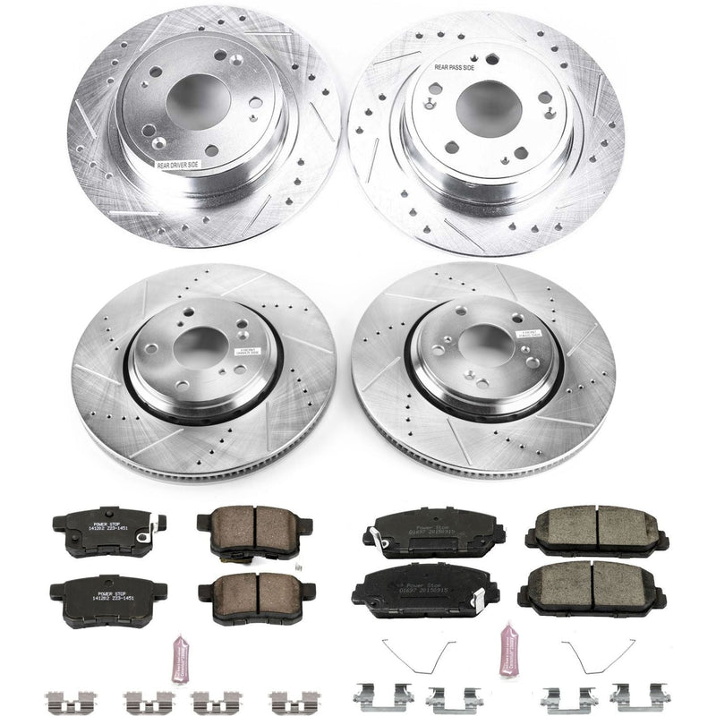 Power Stop Z23 Evolution Sport Performance Brake Kit - Front & Rear (Part# K6000 - K16000) A6