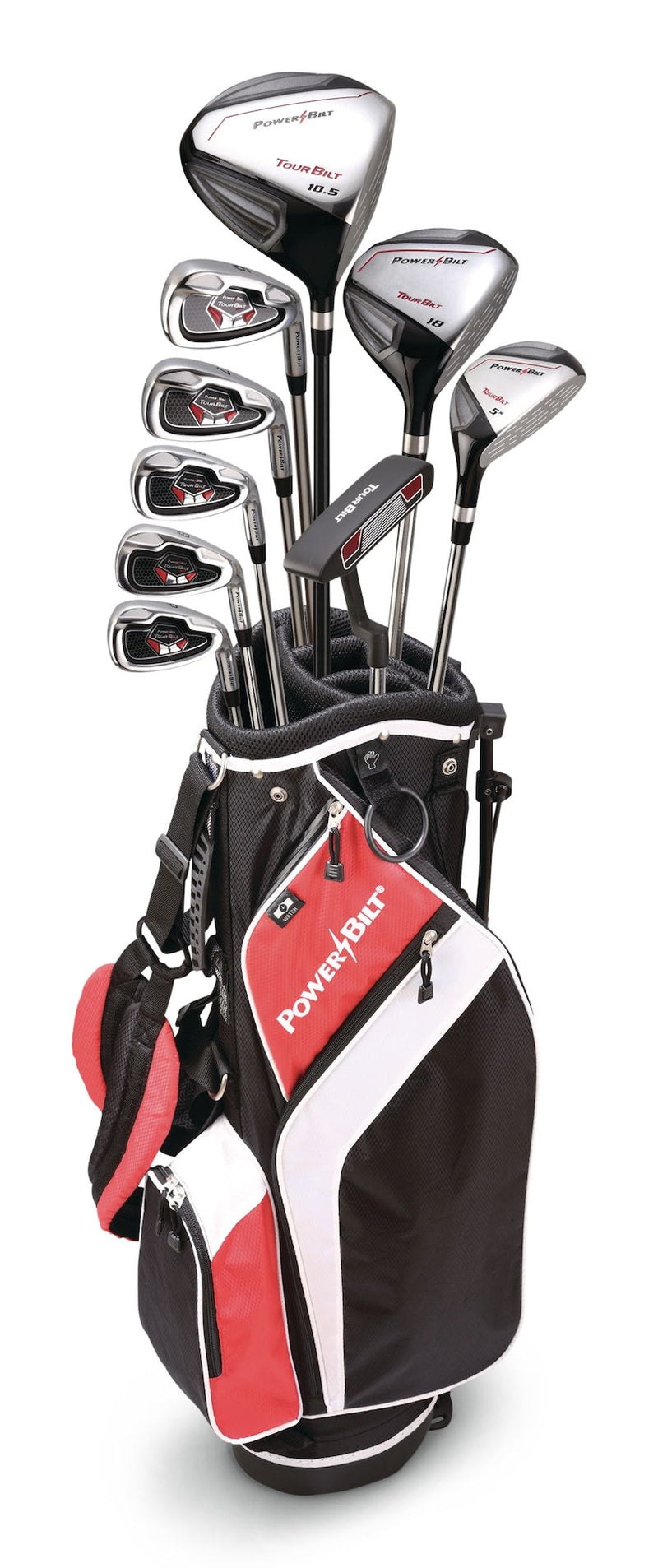 PowerBilt TourBilt Men's Golf Club Set, Right-Hand F8