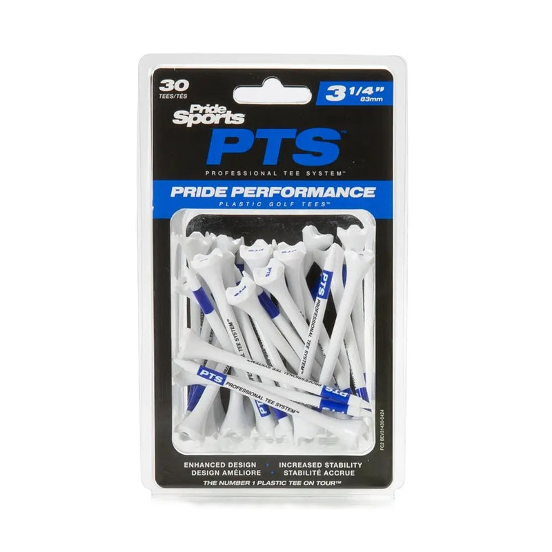 Pride Performance Plastic Golf Tee, 3-1/4-in, 30-pk, White Y8