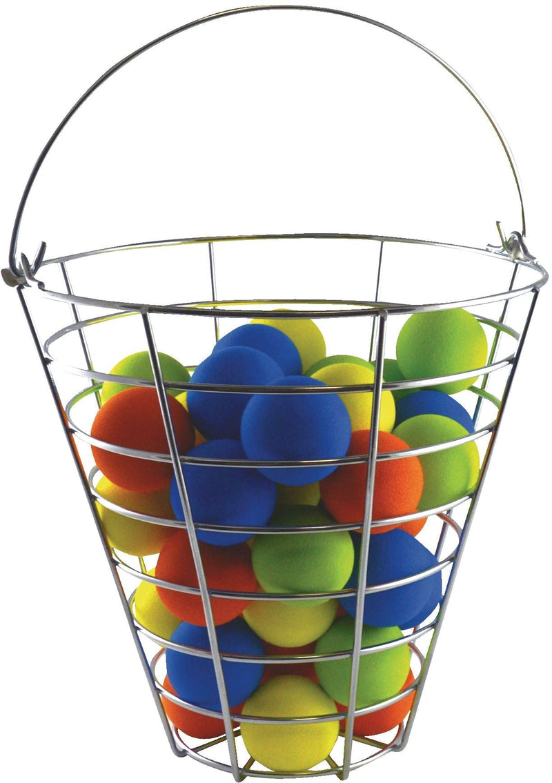 PrideSports Foam Practice Golf Balls with Range Bucket, 42-pk, Assorted Colours T0