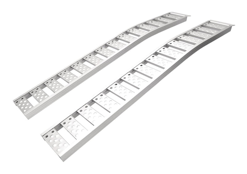 PRIME1 Automotive Accessories UTV/ATV Aluminum Loading Ramps Pair with Adjustable Straps, 90 x 12-in, 2-pc R5
