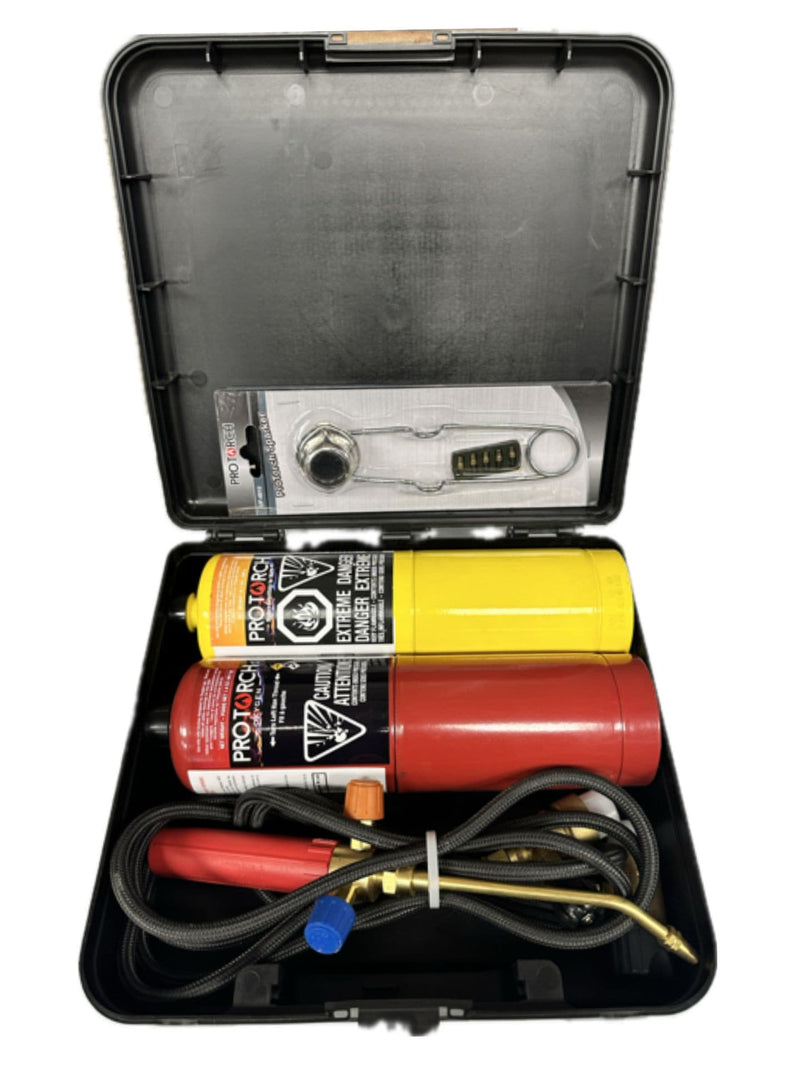 Pro Torch Oxi-Mapp Brazing Torch Kit with Storage Case U7