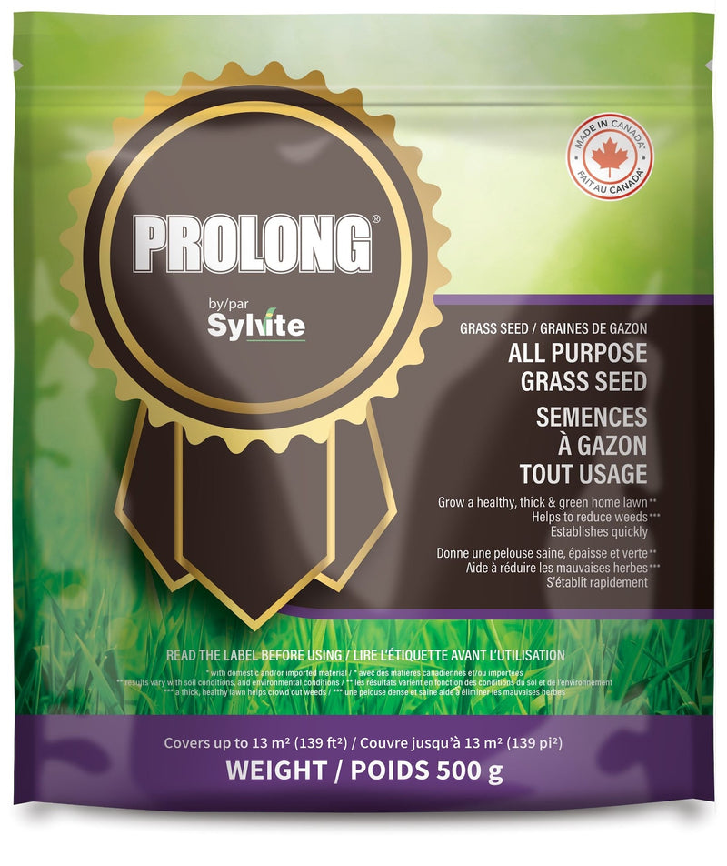 Prolong All Purpose Grass Seed, Covers 139 sq. ft., 500-g U1