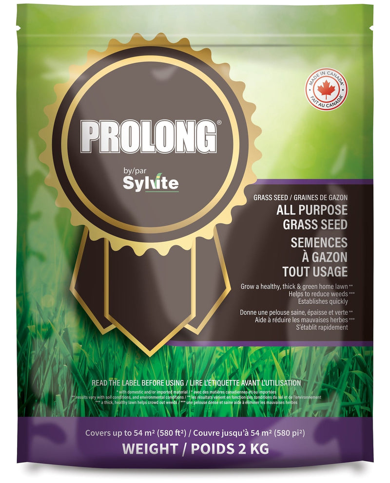 Prolong All Purpose Grass Seed, Covers 580 sq. ft., 2-kg V2