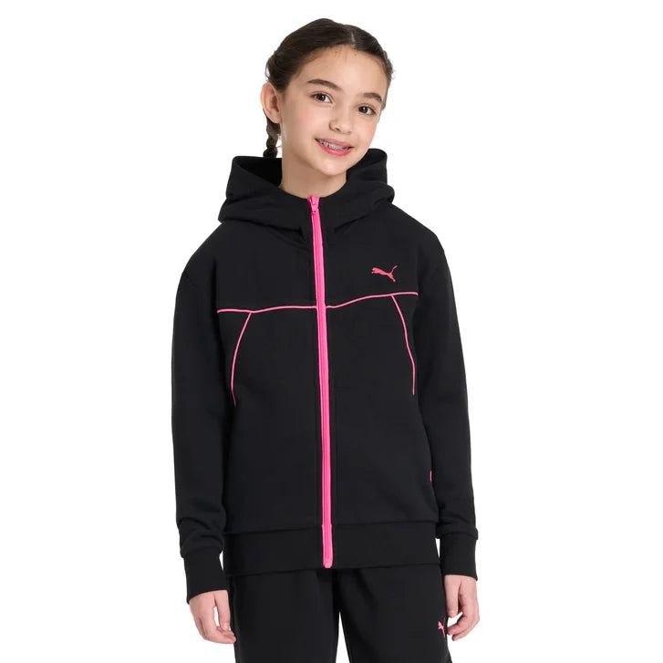 Puma Girls and Boys Fleece Full Zip Hoodie C1