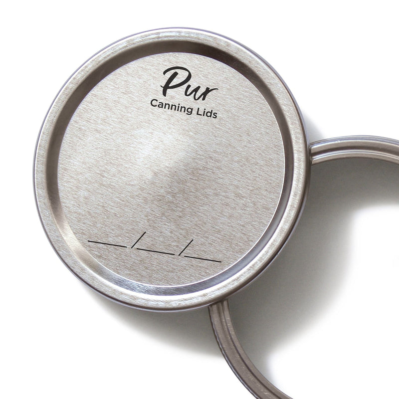 Pur Mason Wide Mouth Canning Lid & Band, Single-Use, 12-pk W0