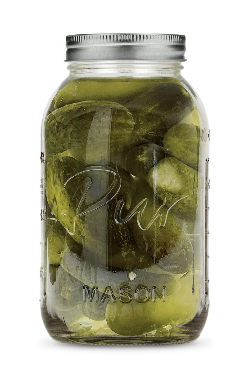 Pur XL 64-oz BPA-Free Mason Jar with Canning Lid and Band, 6-pk Y4