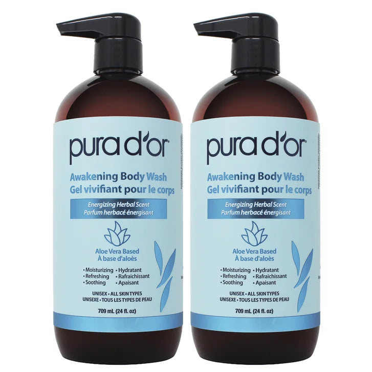 Pura D'or Awakening Body Wash, 2 x 709 mL H7