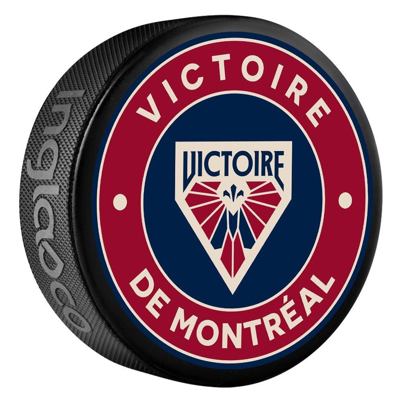 PWHL Montreal Victoire Classic Souvenir Hockey Puck, 6-oz P7