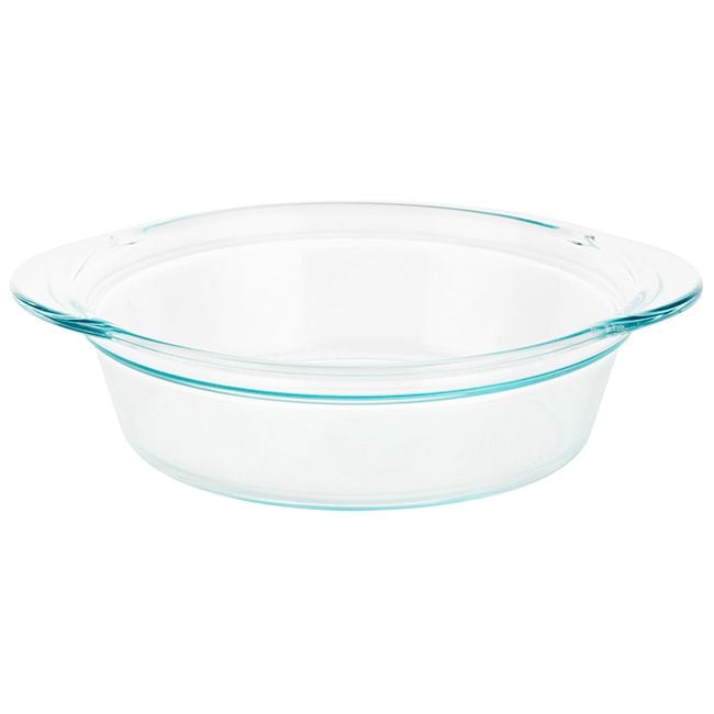 Pyrex Oven-To-Table Glass Deep Pie Dish, 9.5-in, Freezer & Dishwasher Safe C9