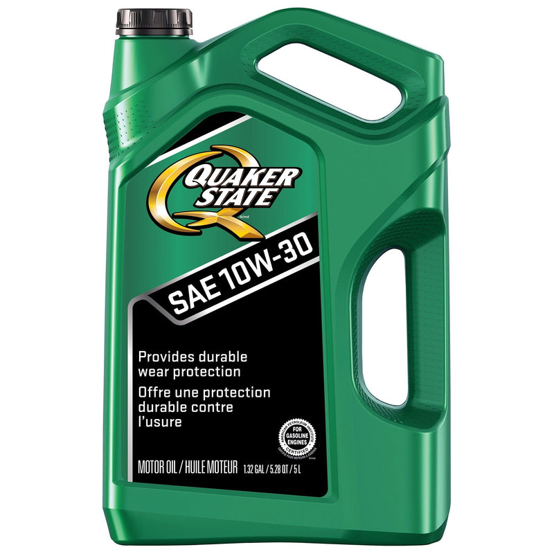 Quaker State 10W30 Conventional Motor Oil, 5-L Jug L7