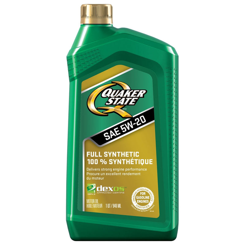 Quaker State Full Synthetic 5W20 Engine/Motor Oil, 946-mL B9
