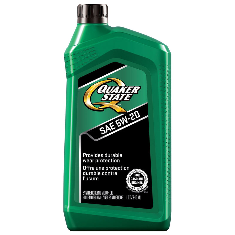 Quaker State Semi-Synthetic 5W20 Motor Oil, 946-mL A3