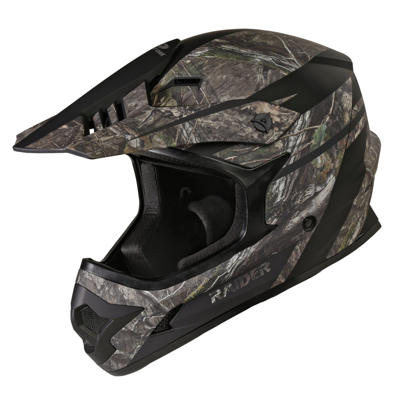 Raider Ambush V2 Off-Road Helmet, Adult, Mossy Oak, Assorted Sizes Y6