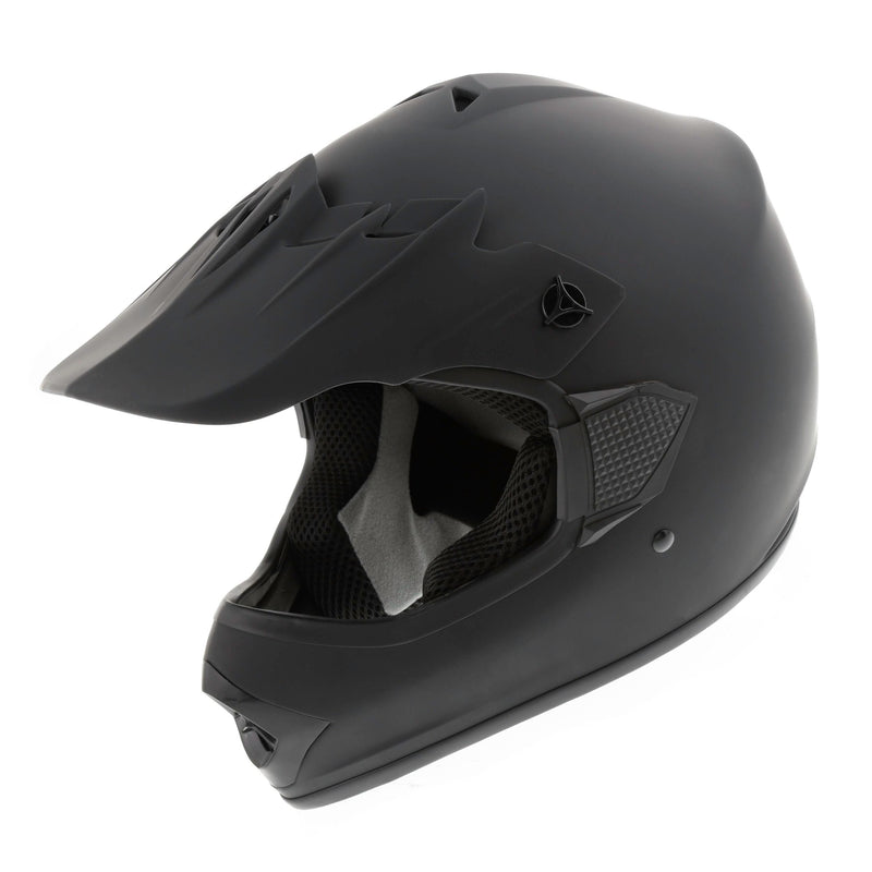 Raider GX4 ATV Helmet, Youth, Matte Black, Assorted Sizes O0