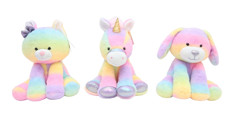 Rainbow Buddies 10-in Plush Toy, Assorted, Collectibles Q5