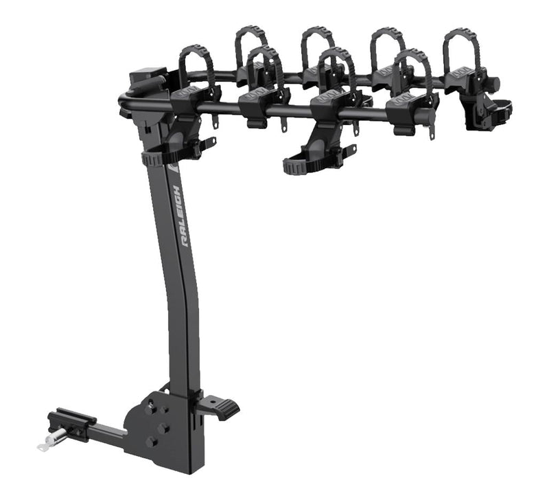Raleigh 4 Dual Arm Hitch Mounted Hanging Bike Carrier, 4-Bikes F7