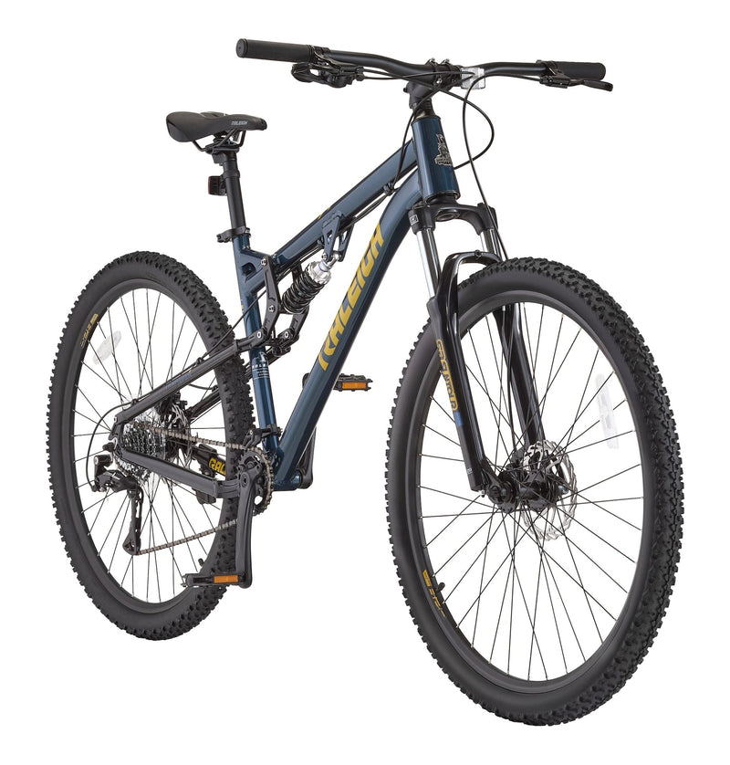 Raleigh Attack Dual-Suspension Mountain Bike, 29-in Wheel, Black B0