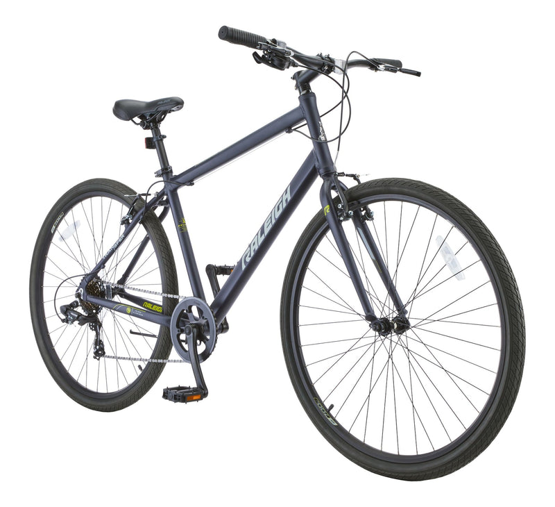 Raleigh Entourage Adult City Bike with V-brakes, 700C, Black T3