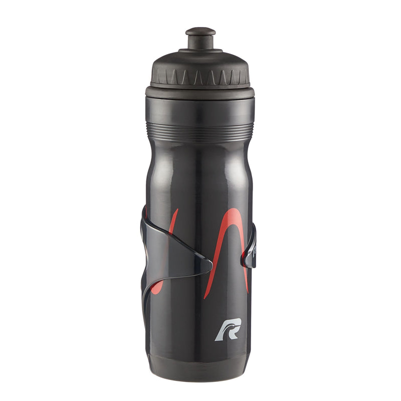 Raleigh High Flow Valve Bike Water Bottle, Black T1