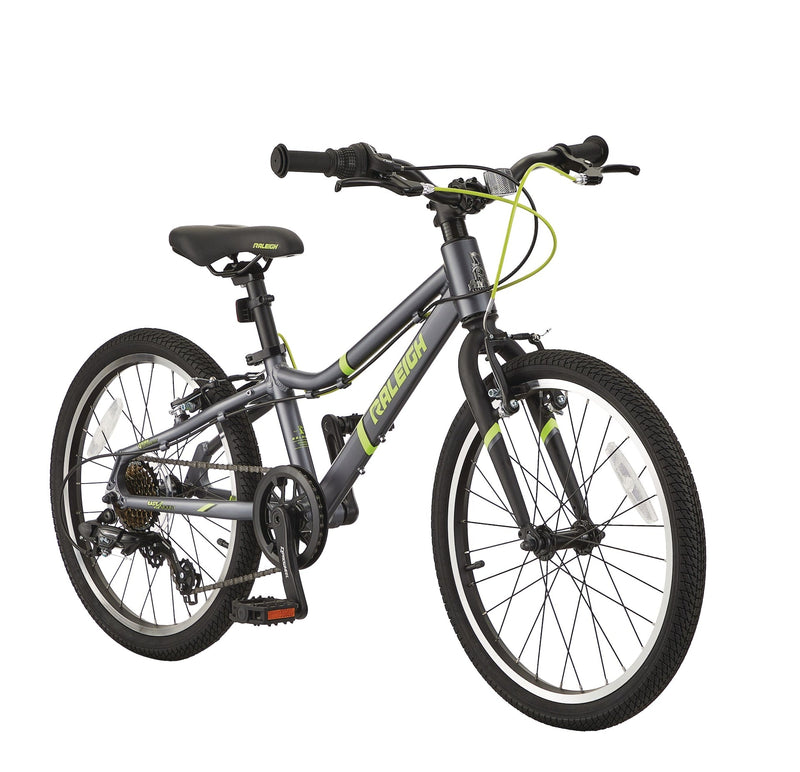 Raleigh Meteor Youth Bike with Reflectors, 7-Speed, 20-in Wheel, Grey Y9