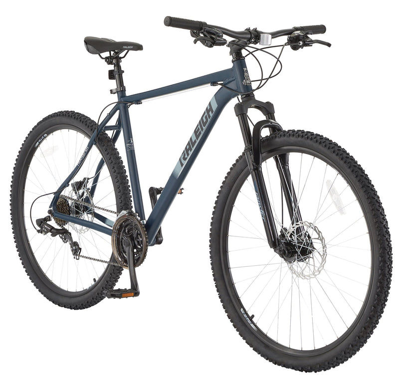 Raleigh Rockwood XL Hardtail Mountain Bike, 29-in Wheel, Blue W0
