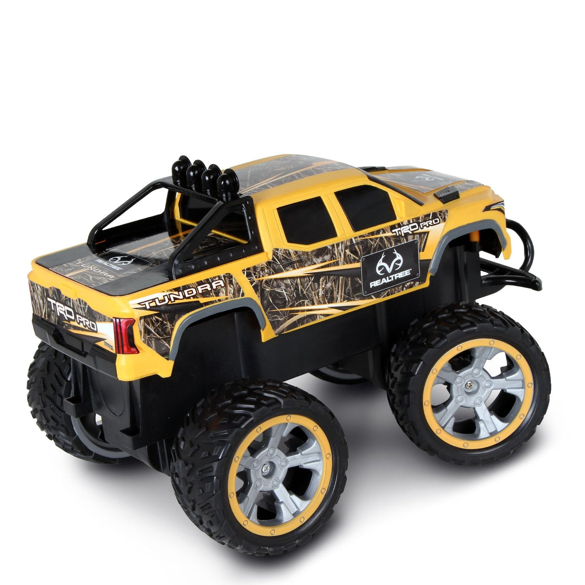 Realtree Toyota Yellow Tundra RC Car, 100-ft Range