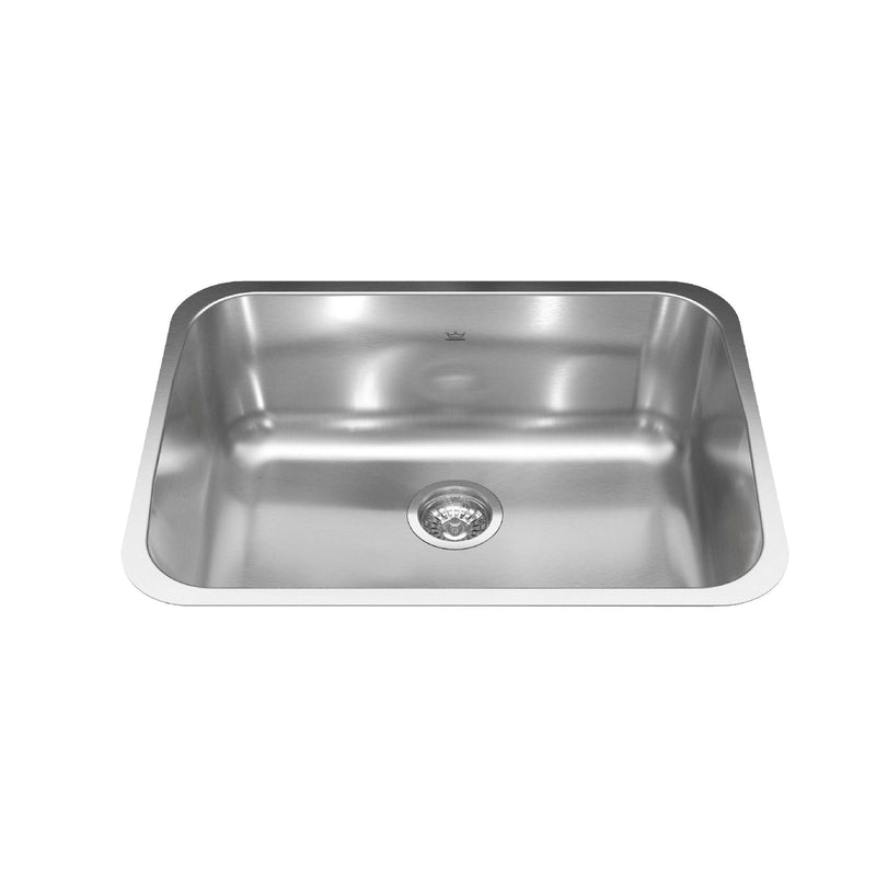 Reginox FB Single Stainless Steel Sink, 24.75x18.75-in Q2