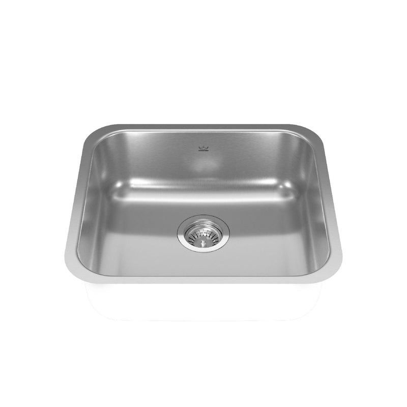 Reginox Single Stainless Steel Sink, 19.75x17.75-in B3