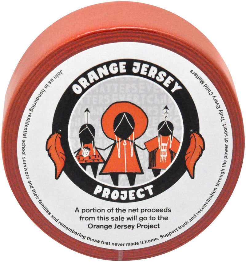 Renfrew Pro or Comp-o-stik "Truth and Reconciliation" Hockey Tape, Orange, 24-mm x 18-m N8