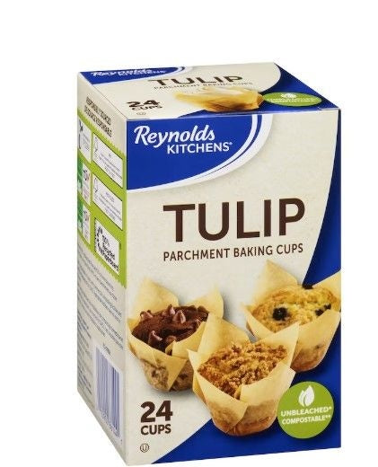 REYNOLDS 24PC PARCHMENT TULIP CUPS E9