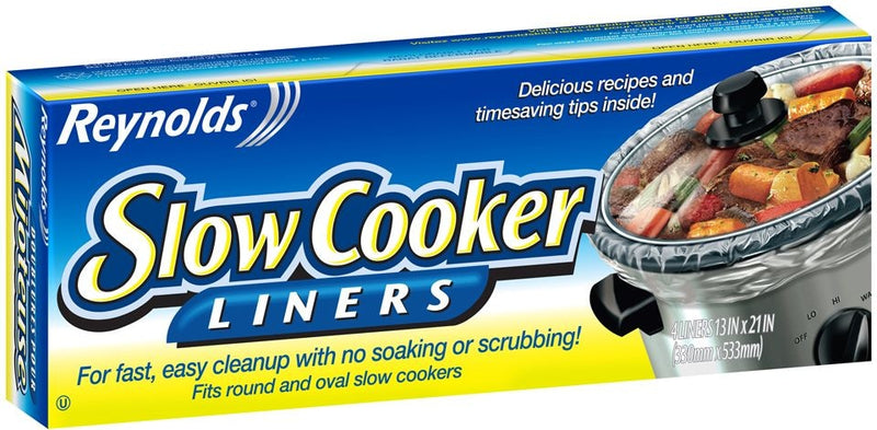 Reynolds Slow Cooker Aluminum Liners, 6.1-L, 4-pk W2