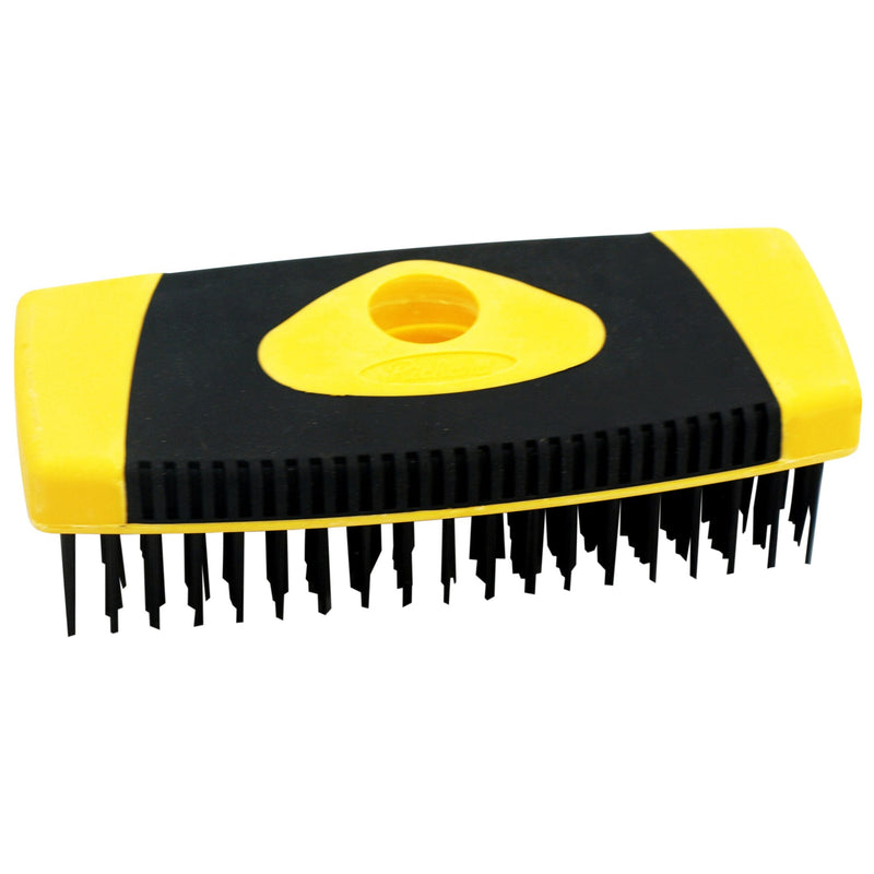 Richard Wire Block Brush Cleans/Removes Paint, Rust & Dirt From Metal, 5.4 x 16.8-cm Q0