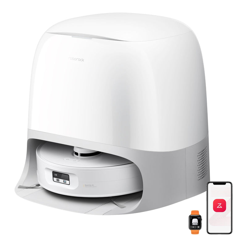 Roborock Qrevo Curv 2 Flow Robot Vacuum & Mop featuring 20,000 Pa suction, a 220 RPM roller mop, and advanced LiDAR navigation. N3