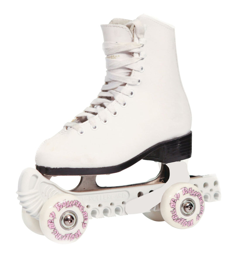 RollerGard Rolling Figure Skate Guards, White, One Size B2