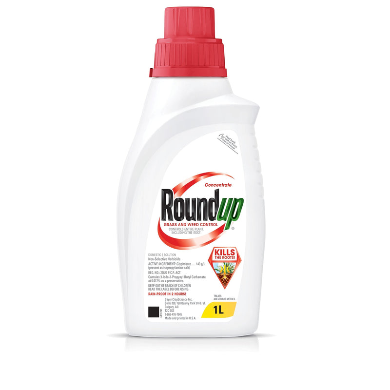 RoundUp Non-Selective Herbicide Grass & Weed Control Killer Concentrate, 1-L P2