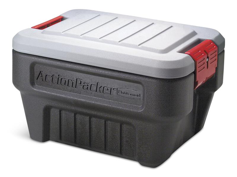 Rubbermaid Action Packer Latch Storage Container, Stackable and Recyclable, 30.3-L S7
